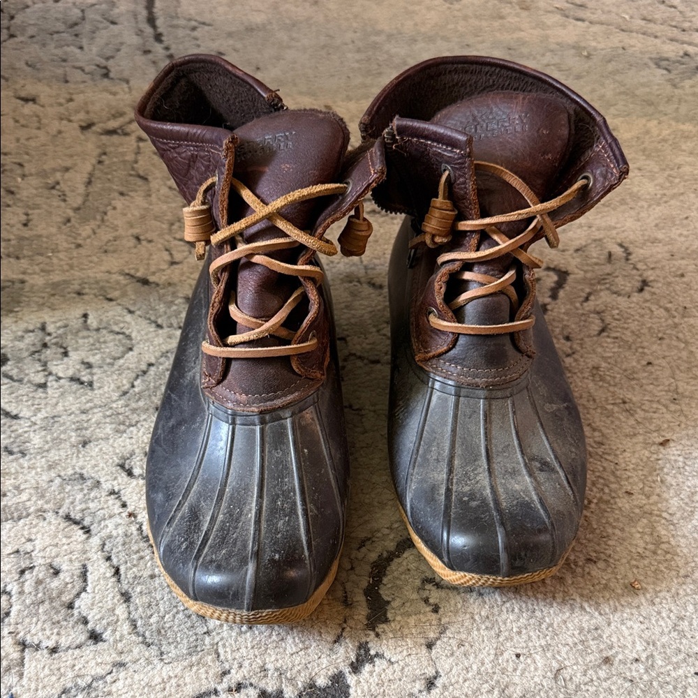 Women’s Sperry Waterproof Duck Boots - Lace-Up Outdoor Shoes